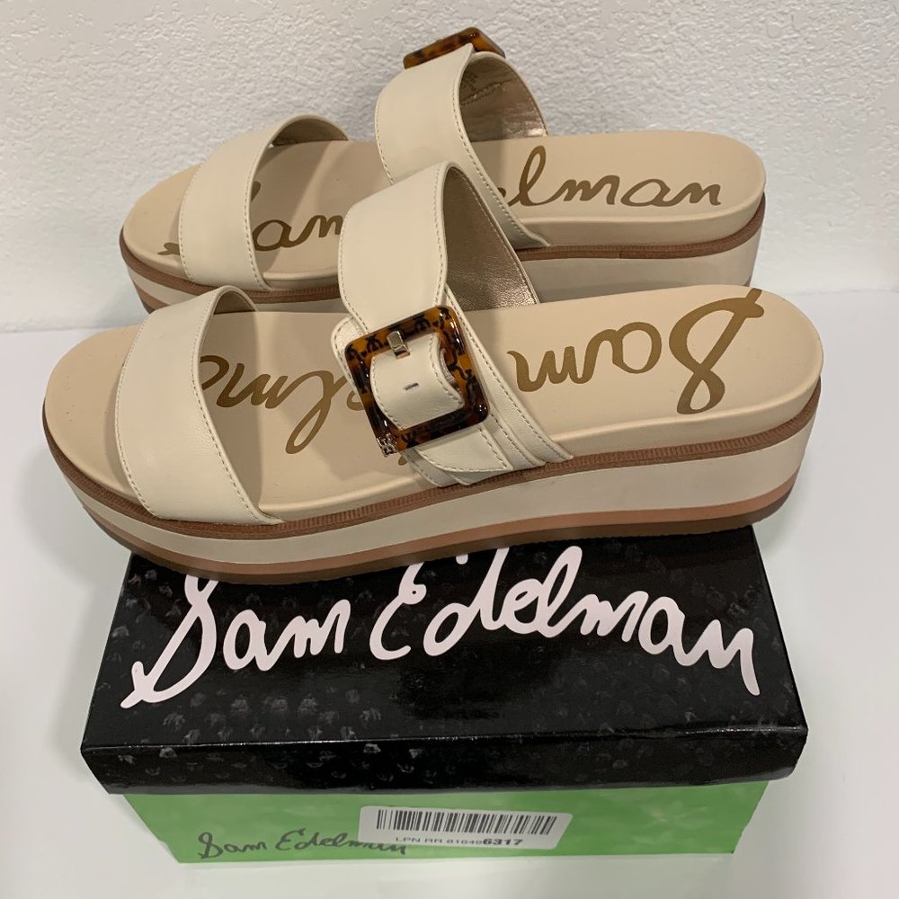 NEW Sam Edelman Augustine 2 Strap Platform Sandals